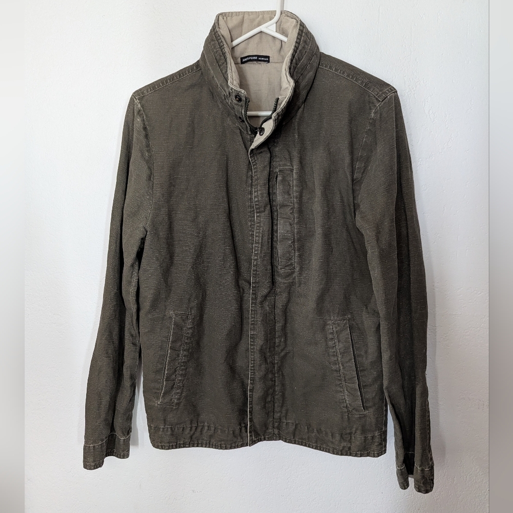 James Perse Olive Military Jacket